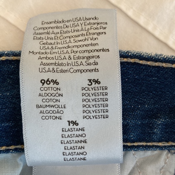 MOTHER jeans The Saint Straight Leg Violets are Blue wash, high rise, Size 26 - Picture 10 of 15